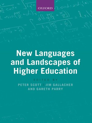 cover image of New Languages and Landscapes of Higher Education